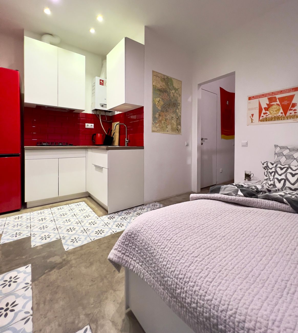 Красные апартаменты у Дворцовой